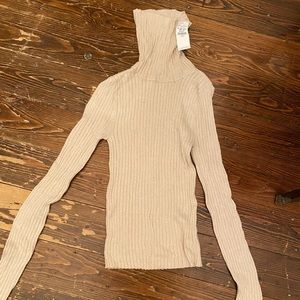 American Eagle turtleneck ribbed sweater shirt